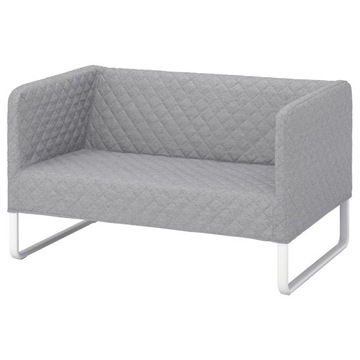 Kanapa Ikea KNOPPARP 119 x 76 cm poliester odcienie szarości