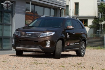 KIA SORENTO ПЕРЕДНИЕ ГАЛОГЕННЫЕ НАКЛАДКИ 2013-2015 гг.