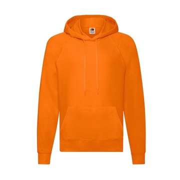 BLUZA Z KAPTUREM FRUIT OF THE LOOM light oran. L