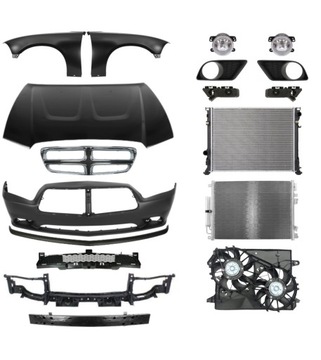 DODGE CHARGER 10-14 KAPOTA NÁRAZNÍK BLATNÍK MŘÍŽKA