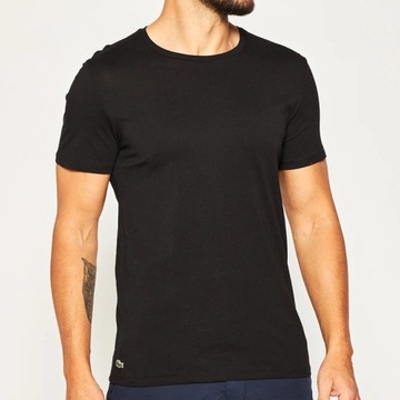 Lacoste t-shirt koszulka męska czarna TH3451-00 031 L