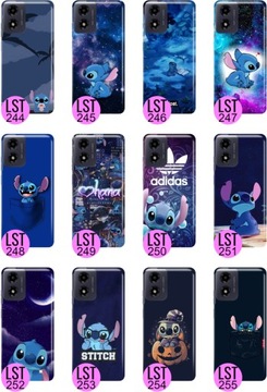 ЧЕХОЛ + СИНАЯ СТРУНА Для MOTOROLA MOTO G24/G04 Чехол Quick LILO STICH Patterns