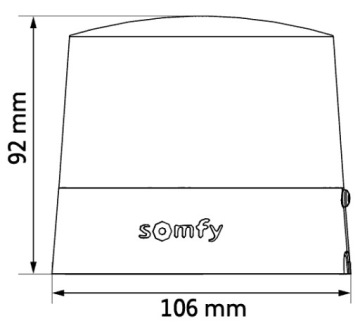 Somfy Lampka pomarańczowa Master Pro 24V ant. RTS