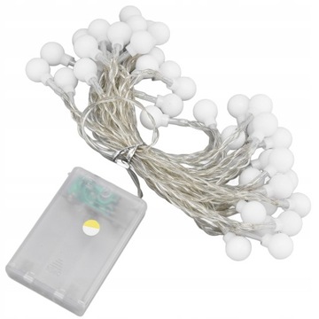 6M 40LED Globe String Light 2 tryby Wodoodporna
