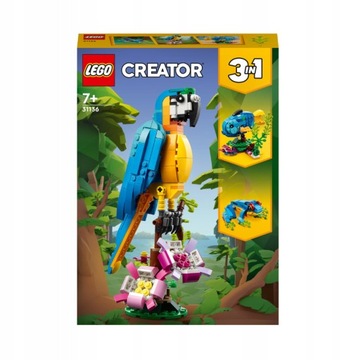 LEGO Creator ZESTAW PAPUGA Żaba Ryba KLOCKI 3w1