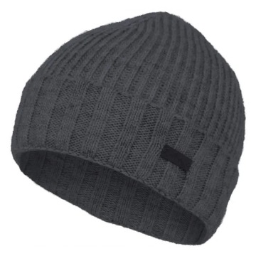 W474C Granatowy komplet zimowy czapka i szalik