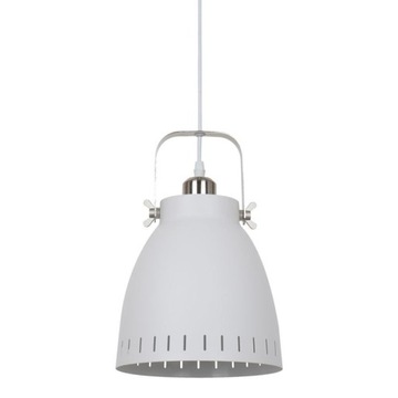Biała lampa wisząca Franklin w stylu loftowym