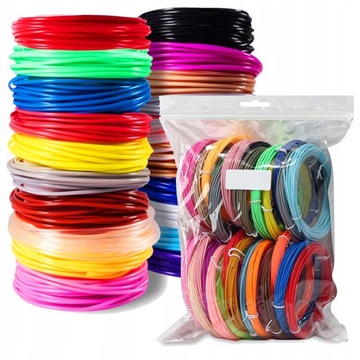 WKŁADY DO DŁUGOPISU 3D PLA FILAMENT 3D PEN ZESTAW
