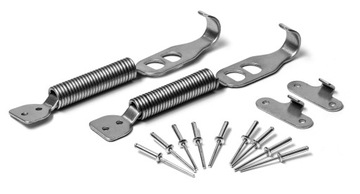 ZAPINKI SPRĘŻYNOWE KLAPY BM SPORT KJS DRIFT STAL