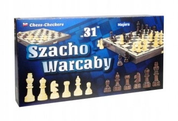 SZACHO - WARCABY 31cm Magiera