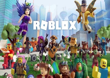 Opłatek na Tort Waflowy ROBLOX Wydruk A4