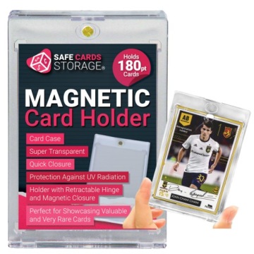 180PT One Touch Magnetic Holder na Karty Sportowe Pokemon NBA Team Unity UV