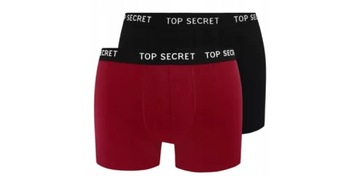 TOP SECRET BOKSERKI MĘSKIE BAWEŁNIANE 2PAK ROZMIAR L