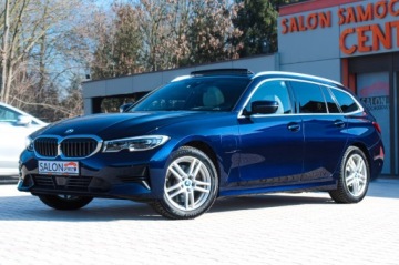 BMW Seria 3 G20-G21 Touring 2.0 330e 292KM 2021 BMW 330 SportLine Lasery HUD Panorama Pamięć ACC Skóra Keyles Webasto Hi-Fi, zdjęcie 1