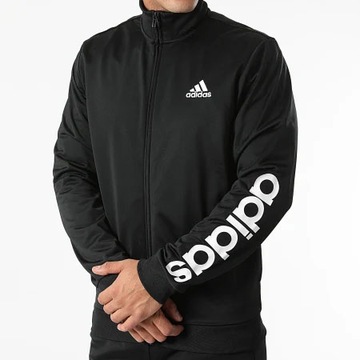 КОМПЛЕКТ МУЖСКОГО СПОРТИВНОГО КОСТЮМА ADIDAS СПОРТИВНЫЕ ТРЕНИРОВКИ ЧЕРНЫЙ S