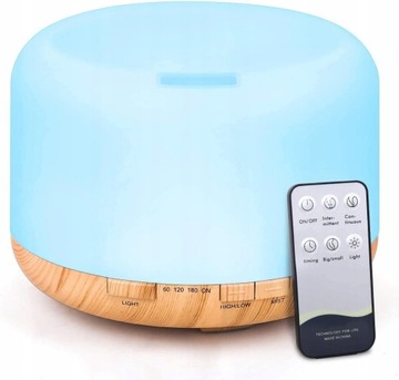 ДИФФУЗОР С ЭФИРНЫМ МАСЛОМ, УВЛАЖНИТЕЛЬ, АРОМАТЕРАПИЯ