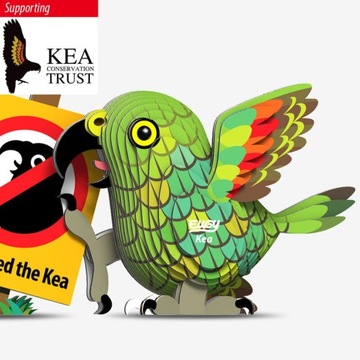 Попугай Кеа Юджи. Эко Пазл 3D Пазл