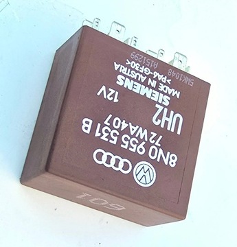 AUDI TT RELÉ STĚRAČE 601 8N0955531B