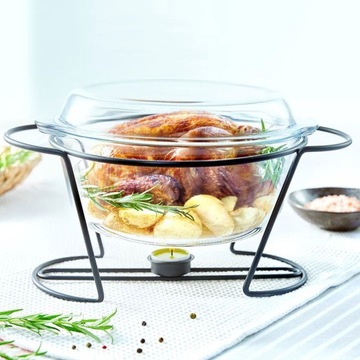 КЕРАМИЧЕСКАЯ БЛЮДА AMBITION 4л с подогревом