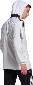 КУРТКА МУЖСКАЯ ADIDAS TIRO 21 ВЕТРОВКА БЕЛАЯ GP4966 r S