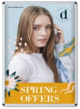 RAMKA ZATRZASKOWA A4 NA PLAKAT INFORMACYJNA x 2