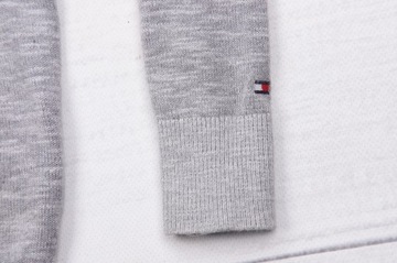 TOMMY HILFIGER SWETER Oryginalny MESKI PREMIUM Cotton Cashmere Z Logo SM