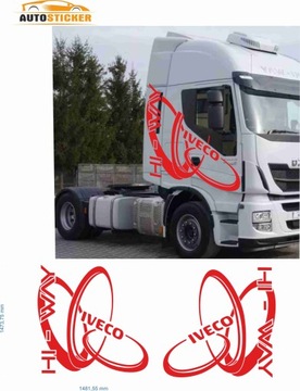 NAKLEJKI NAKLEJKA OKLEINA WLEP TIR IVECO TRUCK MODEL 05