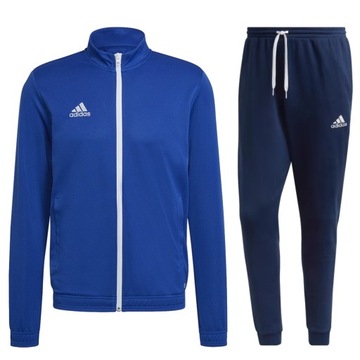 Adidas Wygodny Męski Komplet Bluza Spodnie Dresy Entrada 22 Sportowe r. L