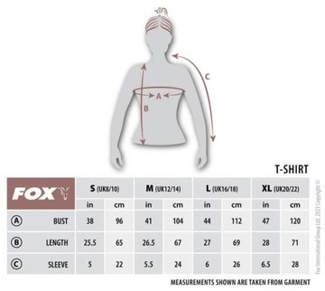 Koszulka wędkarska damska Fox T-Shirt WC V Neck L