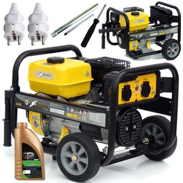 PROFESJONALNY AGREGAT PRĄDOTWÓRCZY 5,2kW generator AVR MIEDŹ STOJAN KowaL