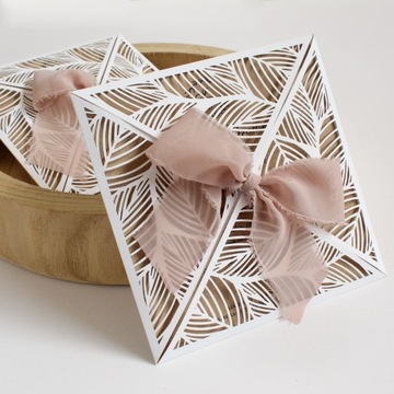 zaproszenia ślubne eko rustykalne boho PRÓBKA