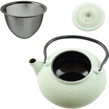 ЧАЙНИК, ЧУГУННЫЙ ЗАВАВАТЕЛЬ, ЧАЙНИК ОБЪЕМОМ 1,5 Л, ПОДОГРЕВ СВЕЧИ