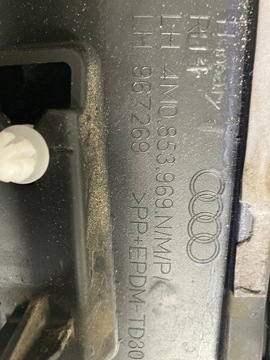 LISTWA DRZWI DOLNA TYŁ LEWY AUDI Q7 4M0853969N/M