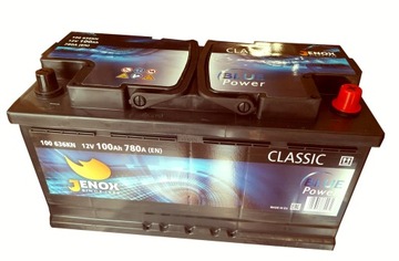 AKUMULATOR JENOX CLASSIC 100AH, 780A, 100636KN