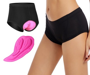 Szorty SPODENKI ROWEROWE Bokserki ŻEL WKŁADKA S