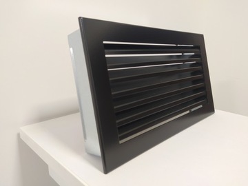 КАМИННАЯ РЕШЕТКА FRESH ЧЕРНАЯ 17х30 ВЕНТИЛЯЦИЯ