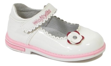 Balerinki Lakierki WOJTYŁKO Eleganckie Skóra 21