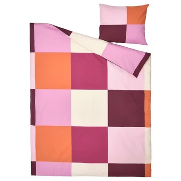IKEA BRUNKRISSLA Komplet Pościeli 150x200 Różowy