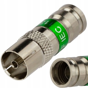 Gniazdo antenowe TV kompresyjne IEC 3SH75 RG6 TC6