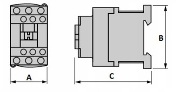 КОНТАКТОР LC1 D32, 15 кВт, 32 А, катушка, 230 В переменного тока, РЕЛЕ