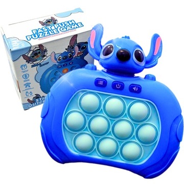 STITCH POP IT АНТИСТРЕСС ЭЛЕКТРИЧЕСКИЙ НАВЫК ИГРА STITCH BLUE