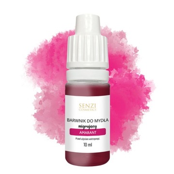 Barwnik Do Mydła Bazy Mydlanej Mydełka Kosmetyczny AMARANT 10 ml