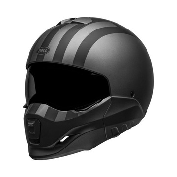 KASK MODUŁOWY BELL BROOZER FREE RIDE MATTE BLACK GREY SZARY MAT Rozmiar S
