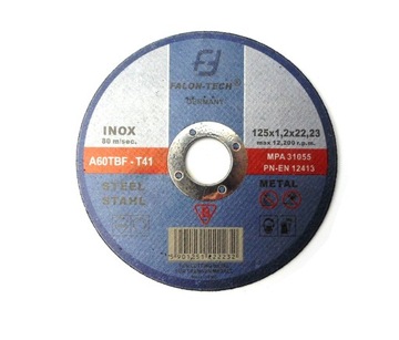 FALON TECH 125x1,2 TARCZA TARCZE DO METALU 10 szt