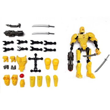 Wydrukowana w 3D figurka robota transformacyjnego 3.0 z wieloma przegubami