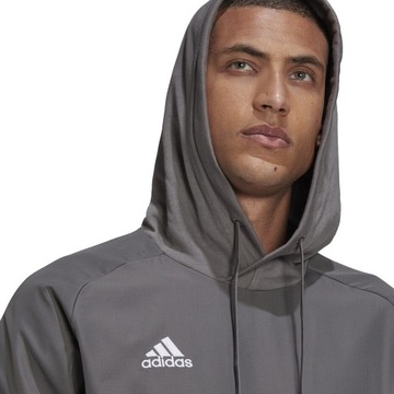 МУЖСКАЯ ТОЛСТОВКА С КАПЮШОНОМ ADIDAS CONDIVO 22, СЕРАЯ, размер XL