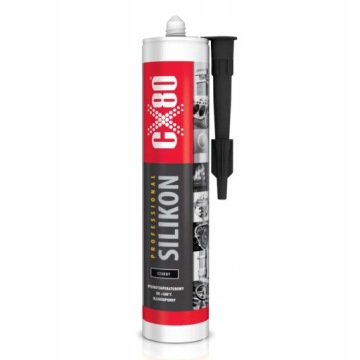 Silikon Wysokotemperaturowy Kartusz CX80 PROFESSIONAL Czarny | 310ml