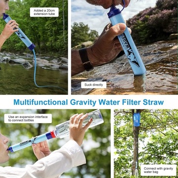 Портативный фильтр для воды с мешком для воды КОМПЛЕКТ