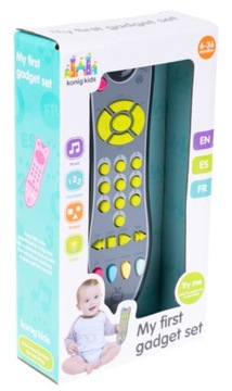 ДИСТАНЦИОННОЕ УПРАВЛЕНИЕ ДЛЯ ДЕТЕЙ С МУЗЫКАЛЬНЫМ ТВ ИНТЕРАКТИВНАЯ РАЗВИВАЮЩАЯ ИГРУШКА