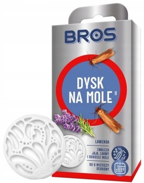 DYSK BROS NA MOLE ODZIEŻOWE DO SZAFY LAWENDA